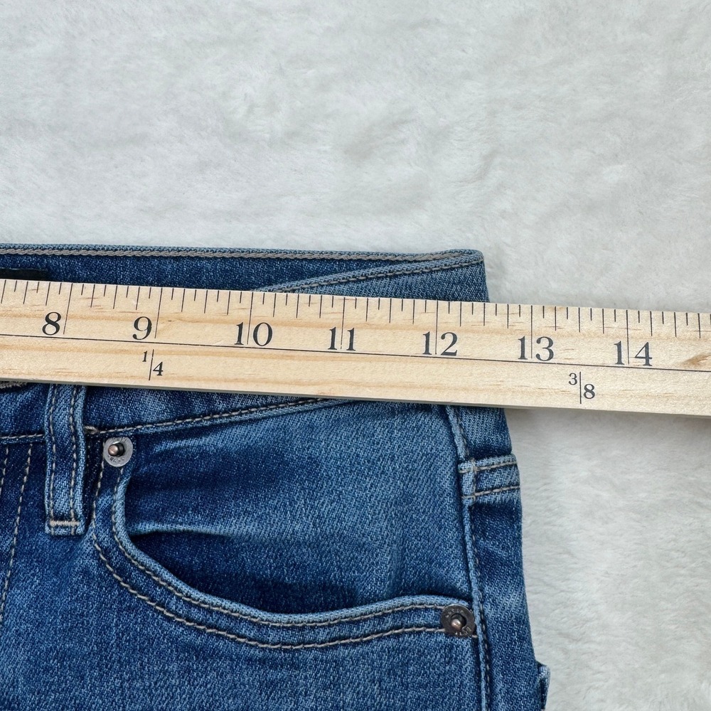 DKNY Jeans Womens 26 Blue High Rise Skinny Stretch Denim Dark Wash - Picture 4 of 12